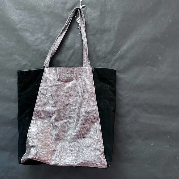 Jimmy Choo Parfums Tote Bag Pink Black Alligator Skin - Picture 6 of 8